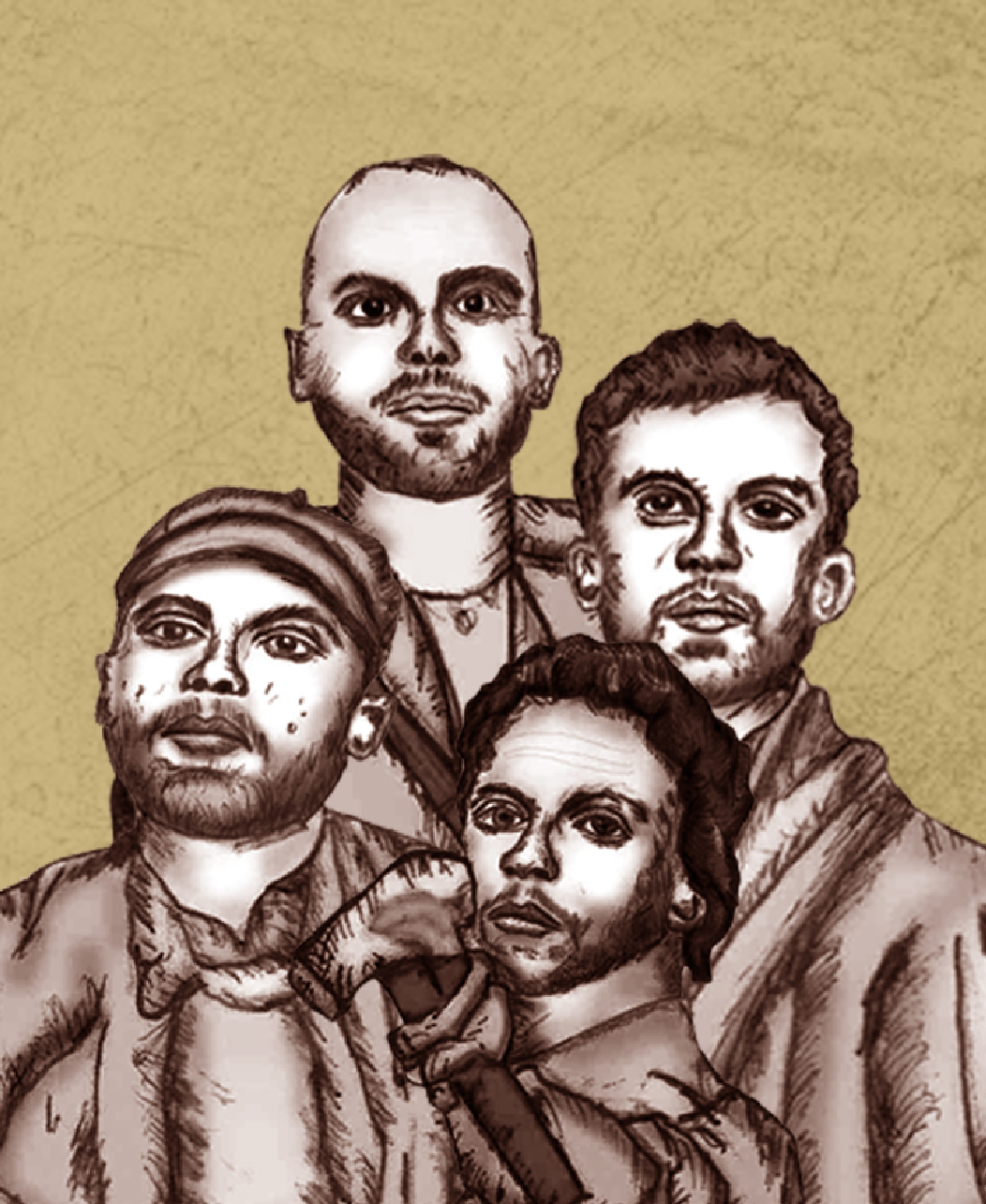 Coldplay promotional poster and digital illustration